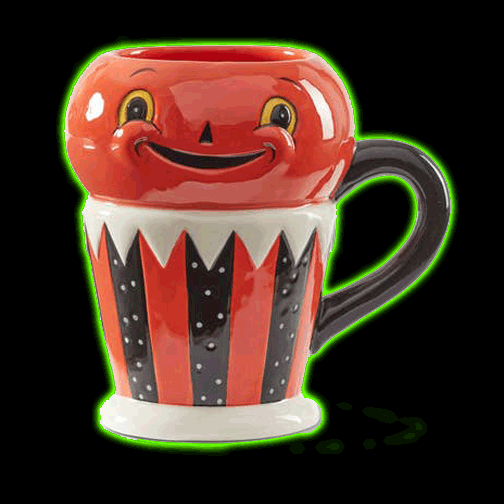 Johanna Parker Carnival Cottage Pumpkin Mug