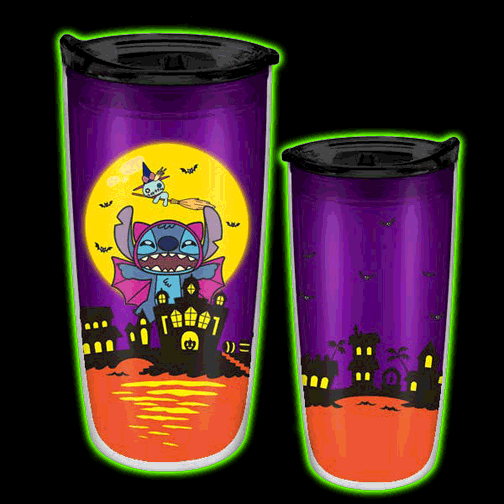 Lilo and Stitch Halloween 20oz Cuo with Sliding Lid