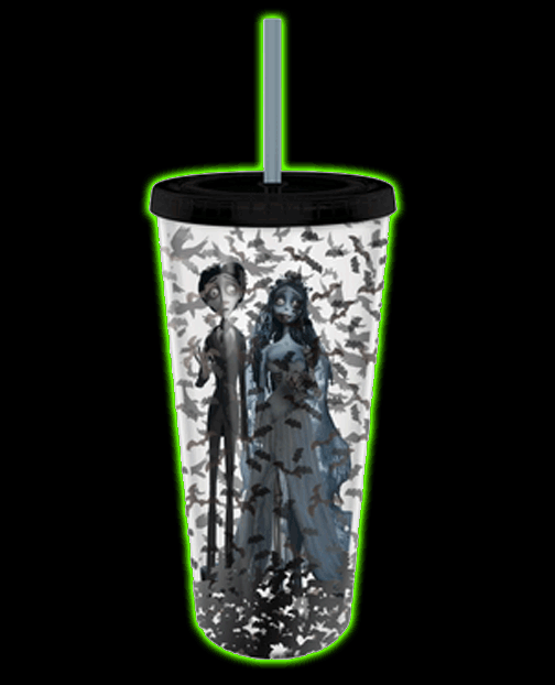 the Corpse Bride 24oz Double Walled Confetti Cold Cup