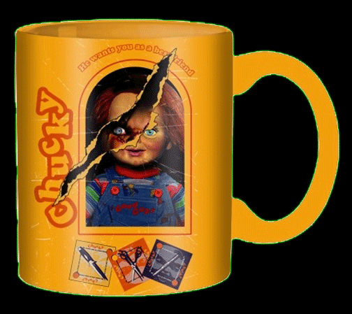 Chucky Ripped Package 20oz Ceramic Mug
