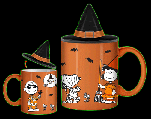 Peanuts Halloween 18oz. Ceramic Mug with Sculpted Topper