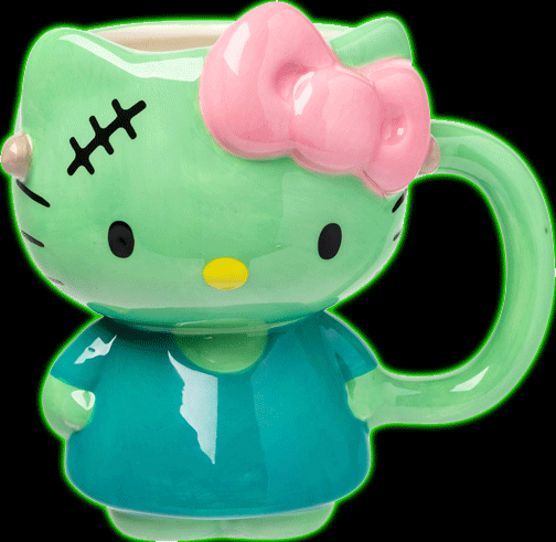 Hello Kitty Frankenkitty 3D Sculpted Mug
