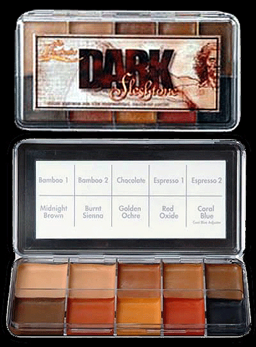 Skin Illustrator Dark fleshtone Palette