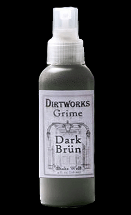 Skin Illustrator Grime Spray -<br> Dark Brun, 4 oz.