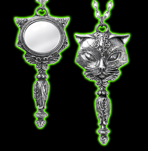 Sacred Cat Vanitas Pendant