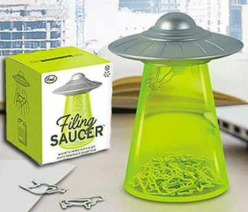 Filing Saucer Paper Clip Holder