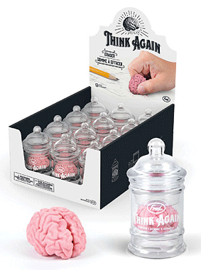 Think Again Brain Erasers in a Jar