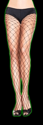 Black Fence Net Stockings