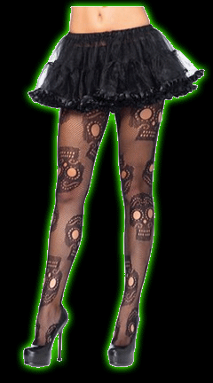 Sugar Skull Net Tights