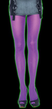 Purple Nylon Tights
