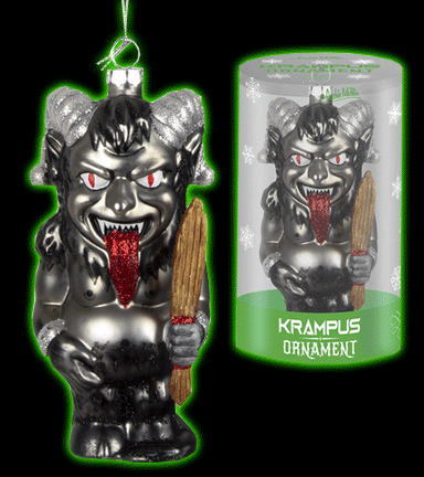 Black Krampus Ornament