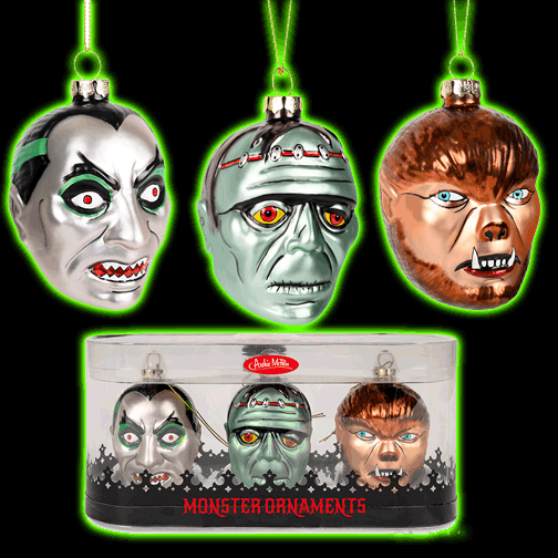 MONSTER ORNAMENT SET