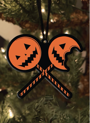 TRICK 'R TREAT SAM LOLLIPOP METAL ORNAMENT