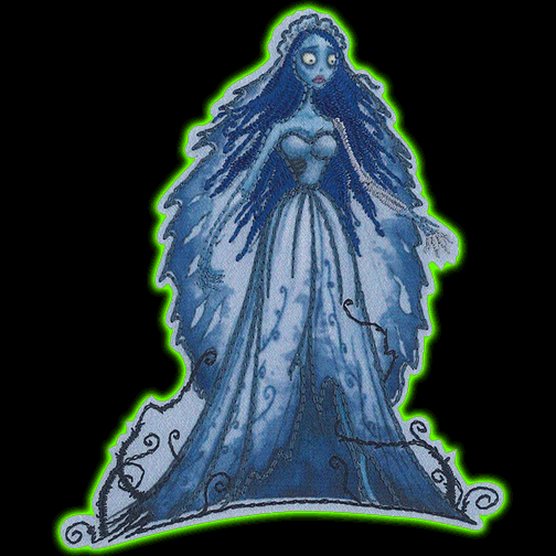 Corpse Bride Emily Standing Patch