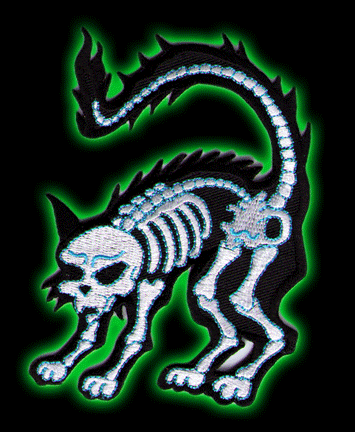 X-Ray Black Cat Patch