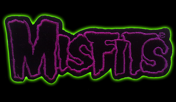 Misfits Purple & Black Logo Patch