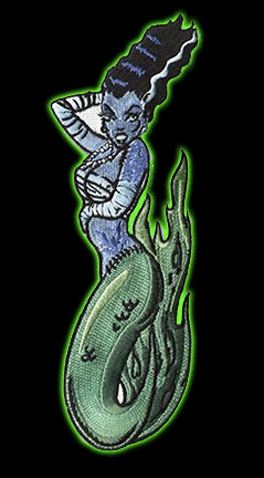 Franken Mermaid Patch