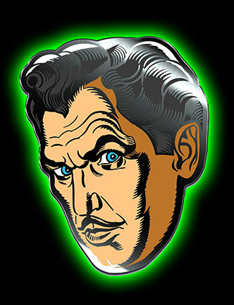 Vincent Price Classic Enamel Pin