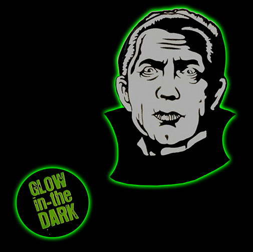 Dracula Black & White Enamel Pin