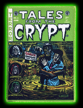 Tales From The Crypt Green Comic Patch