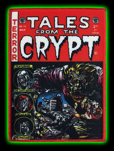 Tales From The Crypt Red Comic Patch