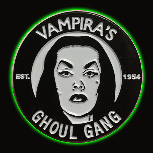 Vampira Ghoul Gang Lapel Pin