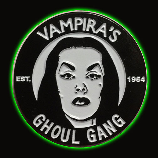 Vampira Ghoul Gang Pin