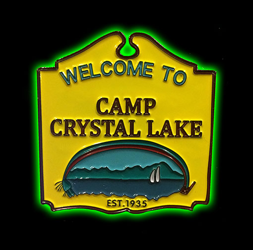 Camp Crystal Lake Enamel Pin