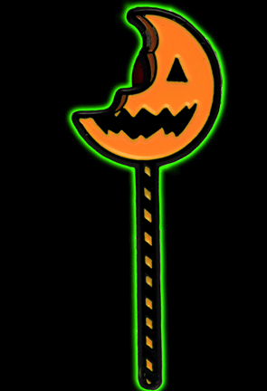 TRICK R TREAT BITTEN LOLLIPOP - ENAMEL PIN