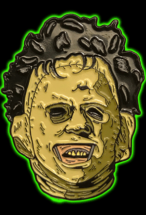 THE TEXAS CHAINSAW MASSACRE LEATHERFACE KILLER - ENAMEL PIN