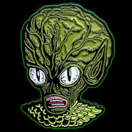 Invasion of the Saucer-Men Enamel Pin