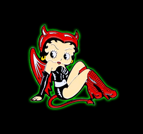 Lil' Devil Betty Boop Enamel Pin