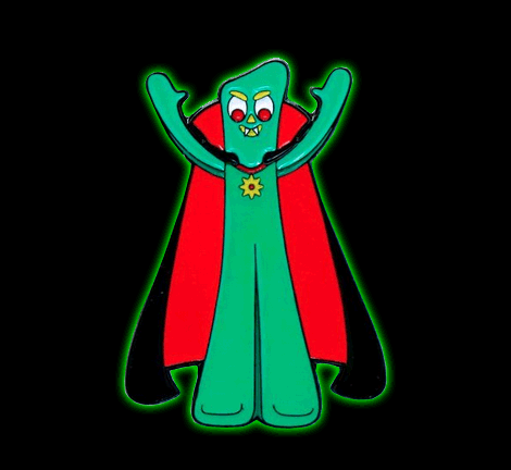 Halloween Gumby Enamel Pin