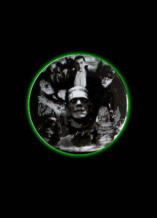 Universal Monsters Collage Button