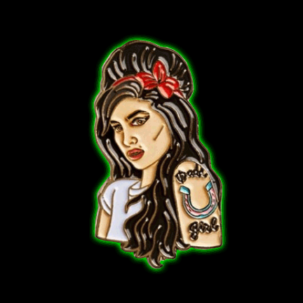 Amy Winehouse Enamel Pin