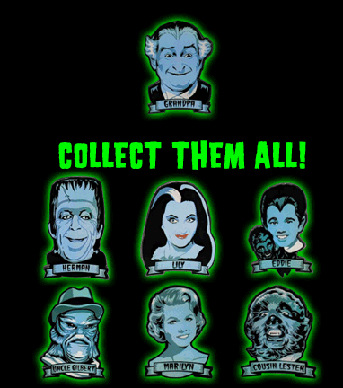 Grandpa Munster Enamel Pin