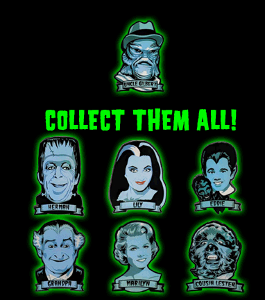 The Munsters Uncle Gilbert Enamel Pin