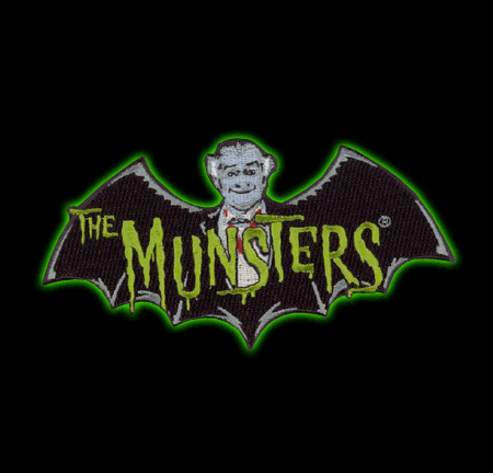 The Munsters Bat Logo Patch