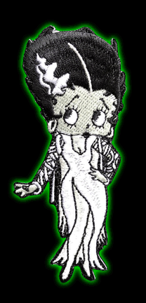 Betty Boop Bride of Frankenstein Patch