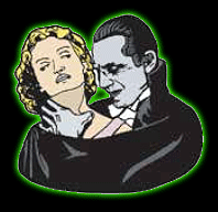 Dracula Choke Enamel Pin