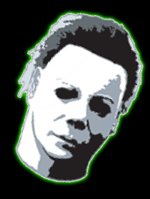 Michael Myers Tilted Head Enamel Pin