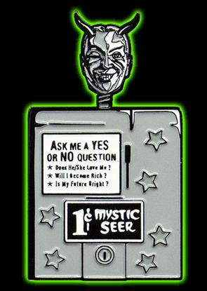 THE TWILIGHT ZONE - MYSTIC SEER MACHINE ENAMEL PIN