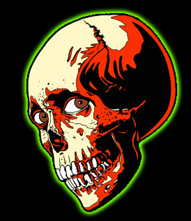 EVIL DEAD 2 SKULL ENAMEL PIN