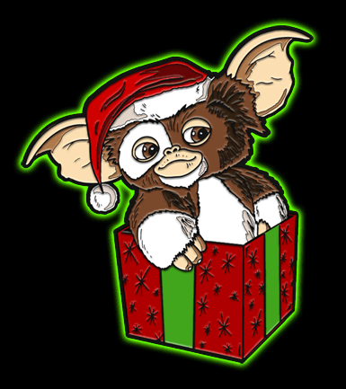 GREMLINS HOLIDAY GIZMO ENAMEL PIN