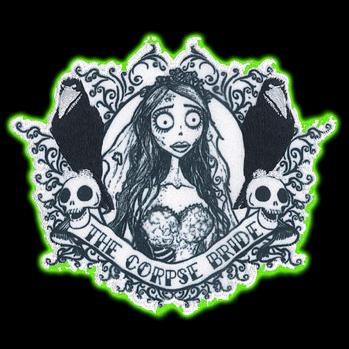 Corpse Bride Tattoo Art Patch