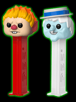 Funko POP! PEZ! The Year Without A Santa Claus: Heat Miser and Snow Miser set