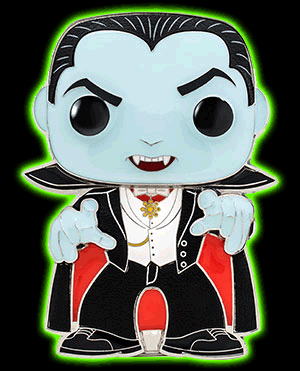 CLEARANCE: Universal Monsters Dracula Large Enamel Pop! Pin - Was $24.99 Now $12.99