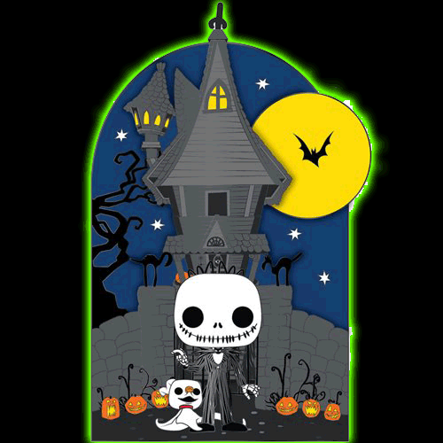 CLEARANCE:Nightmare Before Christmas Pop! by Loungefly Jack Skellington House Glow Pin