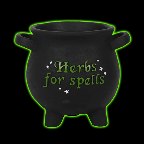 HERBS FOR SPELLS CAULDRON PLANTER