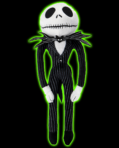 NIGHTMARE BEFORE CHRISTMAS PHUNNY PLUSH- JACK SKELLINGTON